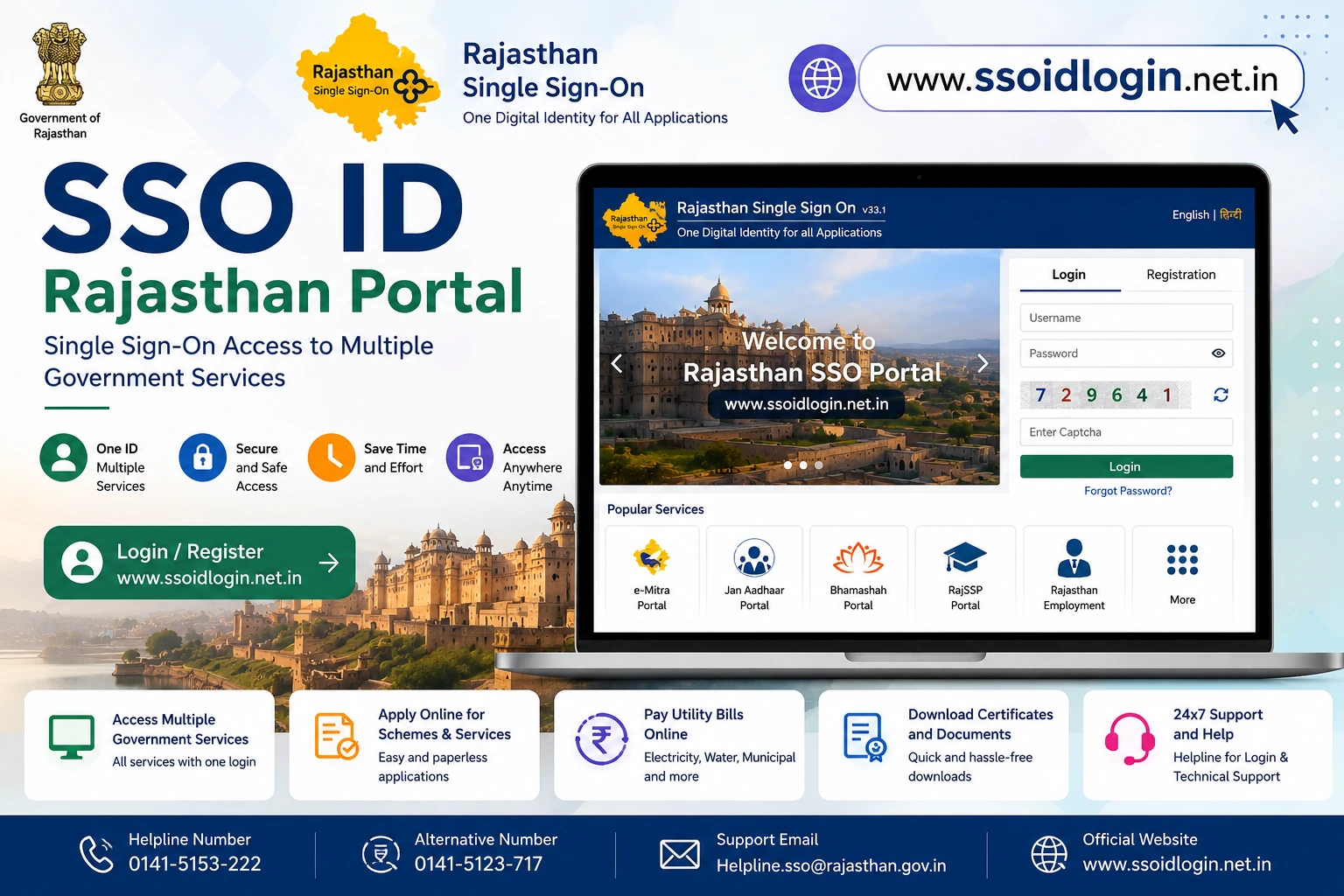 SSO ID Rajasthan Portal